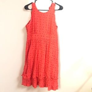 Coral | fit and flare dress | Office/Casual dress